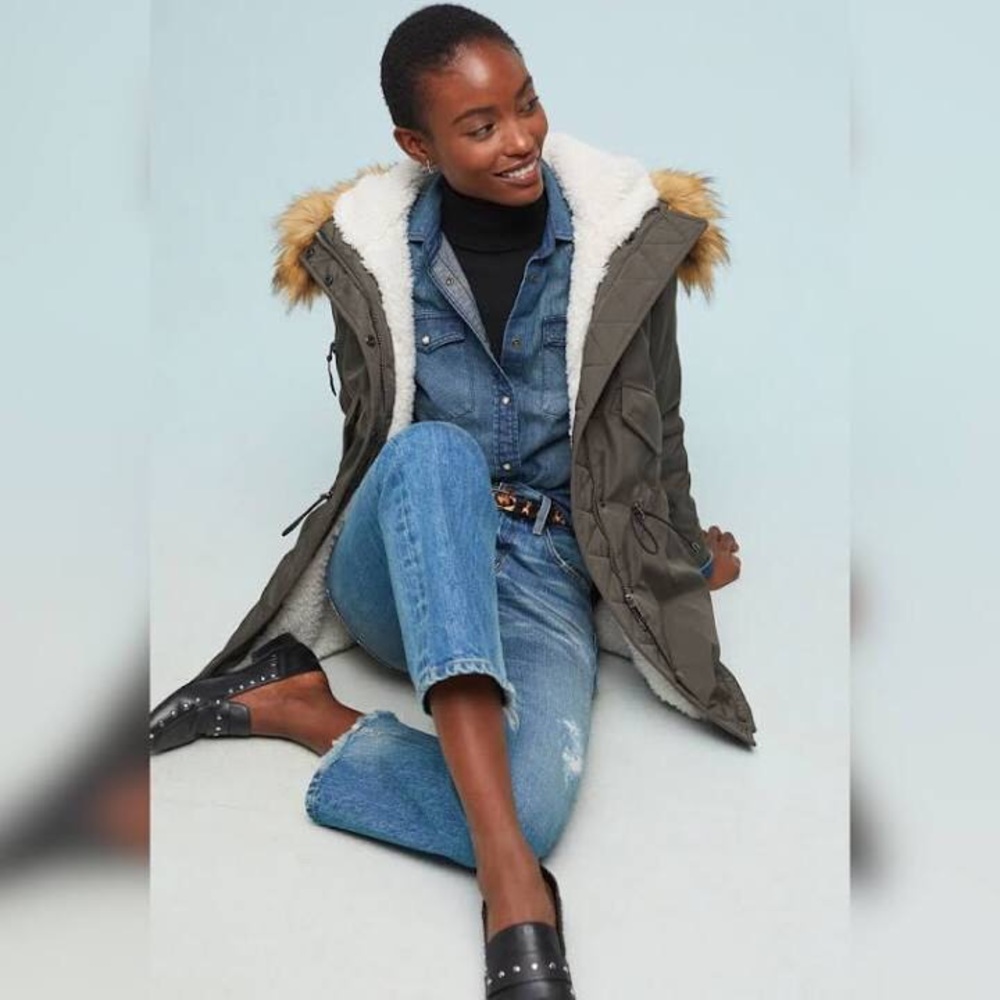 S13 Hooded Anorak Parka Jacket from Anthropologie